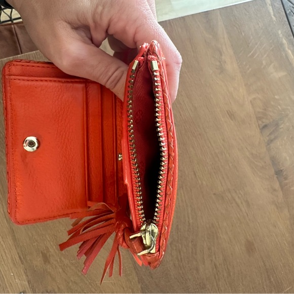 Tory Burch Orange wallet. Cash, card, coin holder - Picture 3 of 5